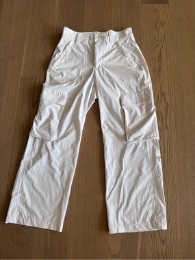 Aritzia white cargo pants